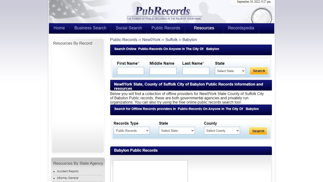 Babylon, Suffolk County, New York Public Records - Pubrecords.com